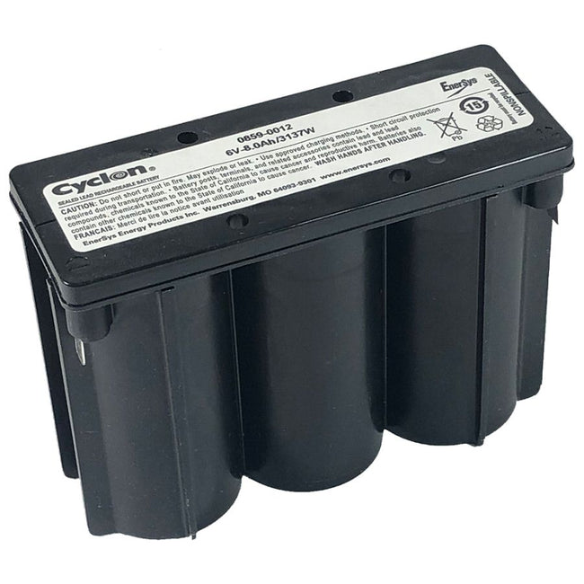 Hawker Energy 0859-0012 Cyclon 6V 8Ah Monobloc Battery