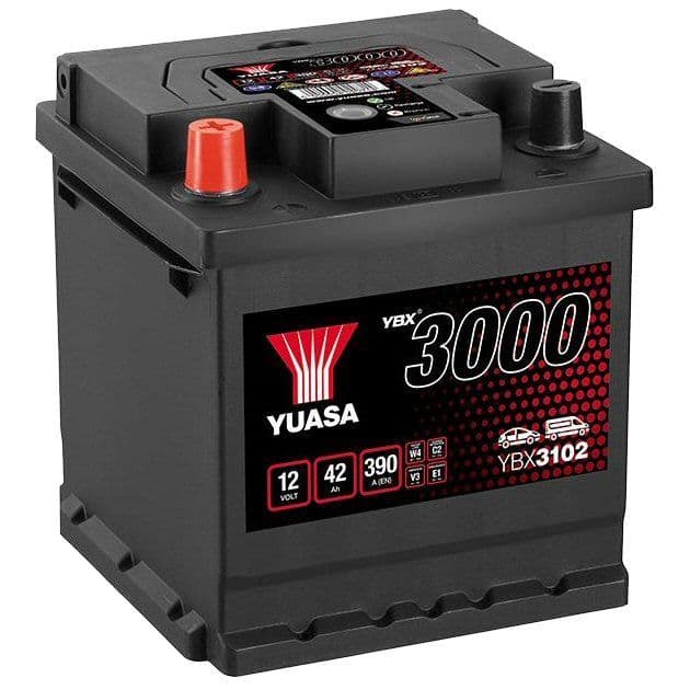 102 Car Battery YBX3102 12V 42Ah 390A Yuasa