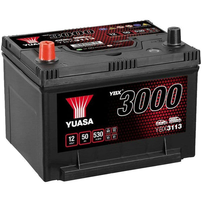 113 Car Battery YBX3113 12v 50Ah 530A Yuasa
