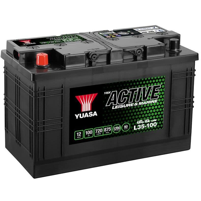 12v 100Ah Leisure Battery Yuasa L35-100