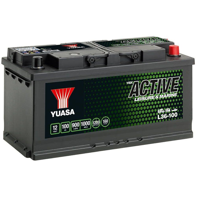 12v 100Ah Leisure Battery Yuasa L36-100