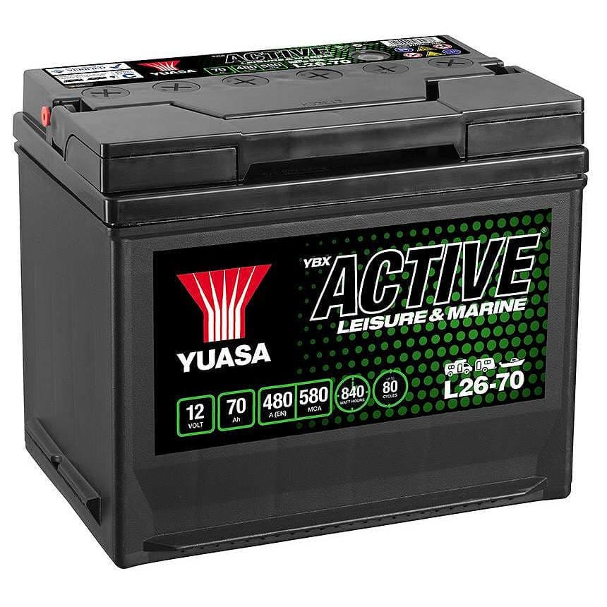 12v 70Ah Leisure Battery Yuasa L26-70
