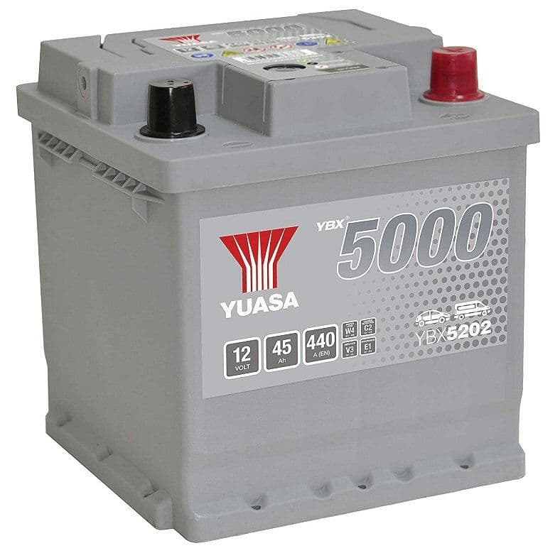 202 Car Battery YBX5202 12V 45Ah 440A Yuasa Replaces HSB202