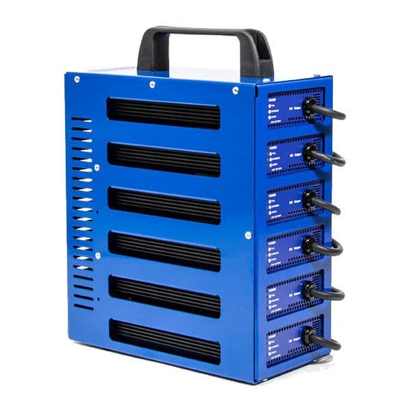 6 Way Multi Bank Battery Charger 12v 10A Lithium (Li-ion) 01-6WMC1210-LI