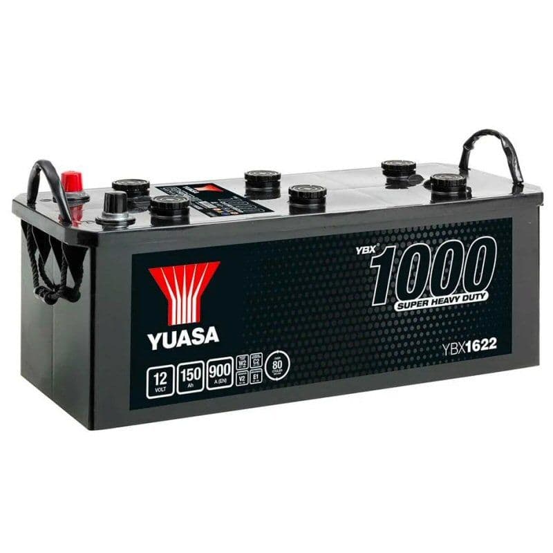 622SHD 12V 150Ah 900A Yuasa Cargo Super Heavy Duty Battery YBX1622