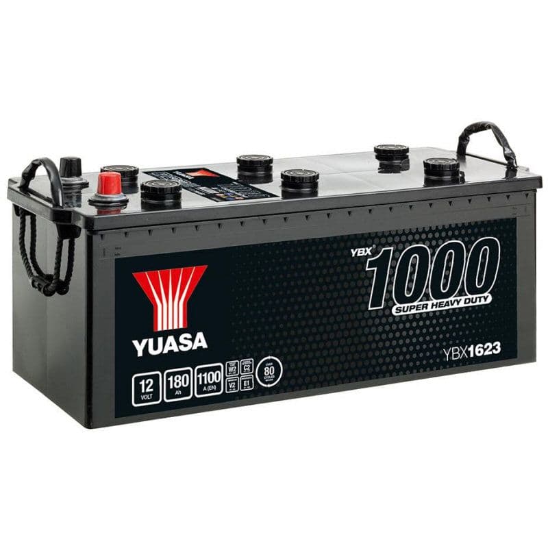 623HD 12V 180Ah 1100A Yuasa Cargo Heavy Duty Battery YBX1623