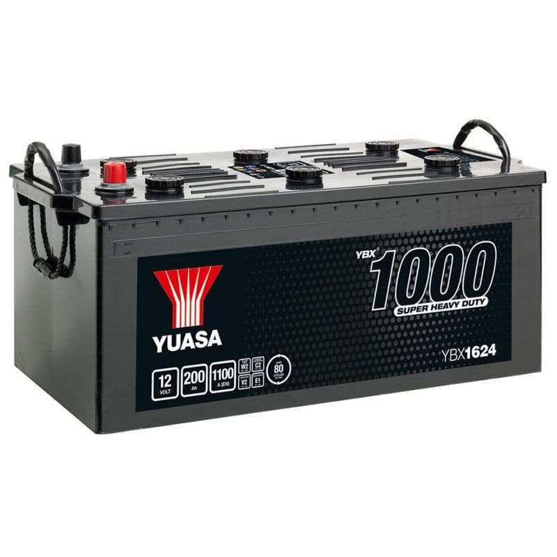 624HD 12V 200Ah 1100A Yuasa Cargo Heavy Duty Battery YBX1624