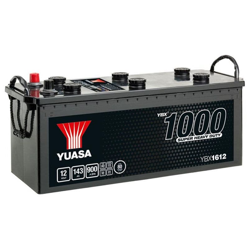 627SHD 12V 143Ah 900A Yuasa Cargo Super Heavy Duty Battery YBX1612