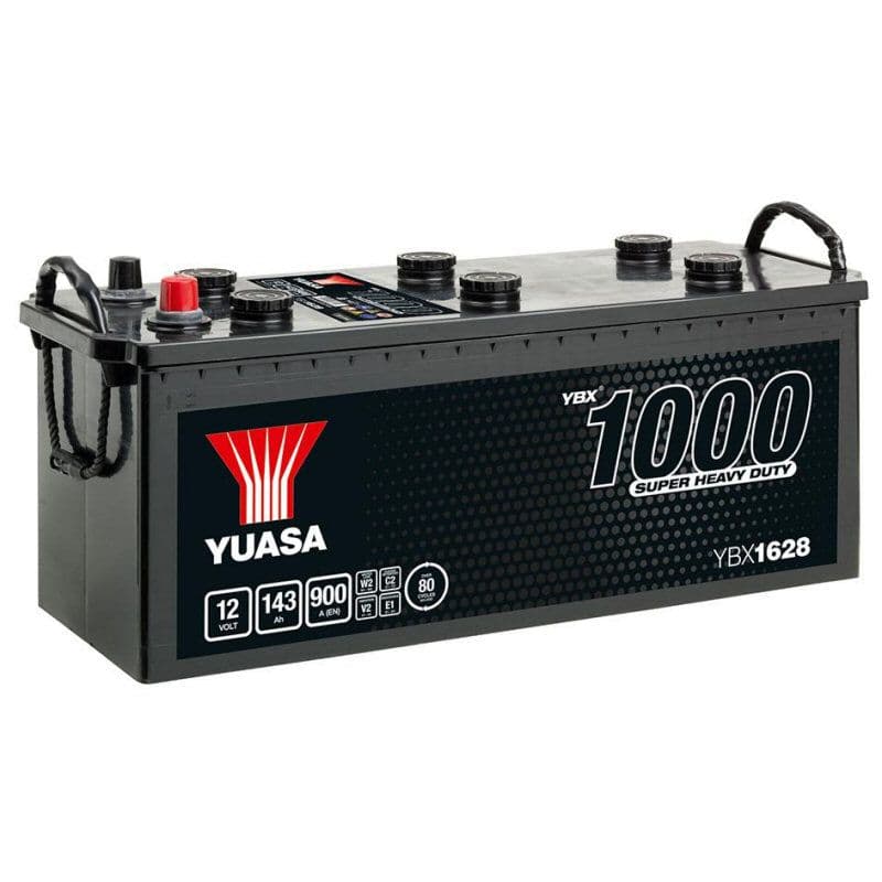 628HD 12V 143Ah 900A Yuasa Cargo Heavy Duty Battery YBX1628