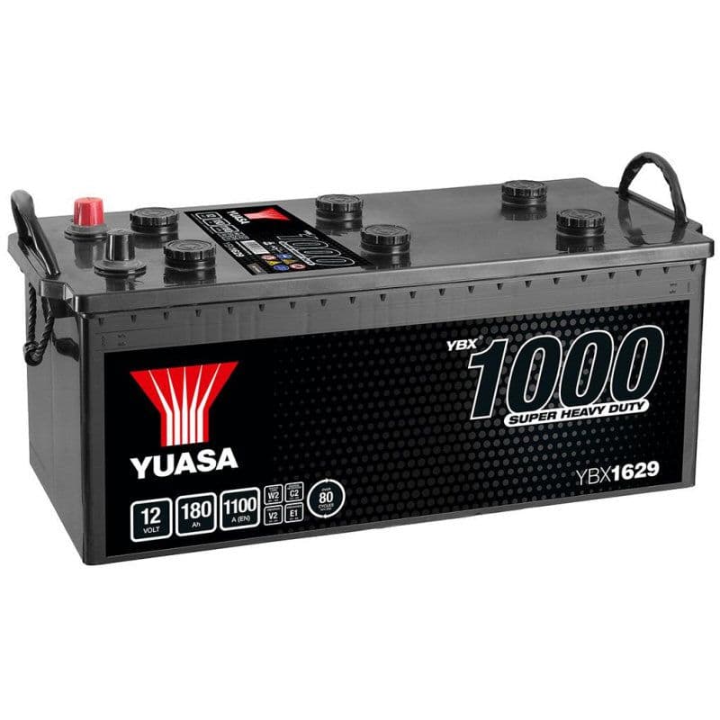 629SHD 12V 180Ah 1100A Yuasa Cargo Super Heavy Duty Battery YBX1629