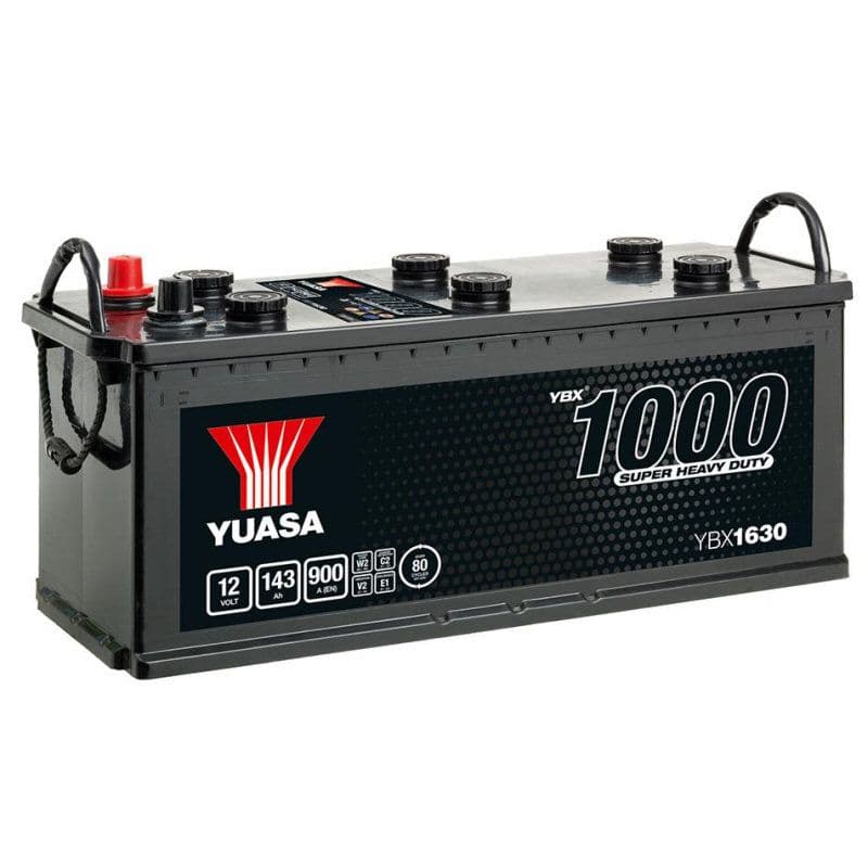 630HD 12V 143Ah 900A Yuasa Cargo Heavy Duty Battery YBX1630