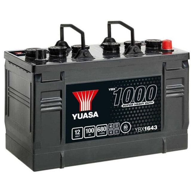643HD 12V 100Ah 680A Yuasa Cargo Heavy Duty Battery YBX1643