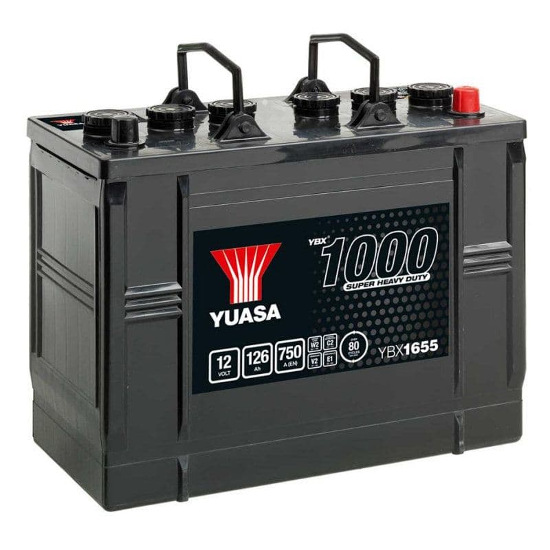 655HD 12V 126Ah 750A Yuasa Cargo Heavy Duty Battery YBX1655