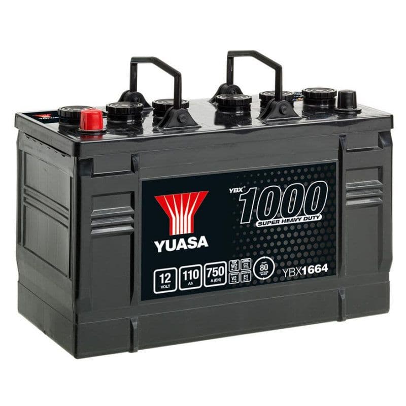 664HD 12V 110Ah 750A Yuasa Cargo Heavy Duty Battery YBX1664