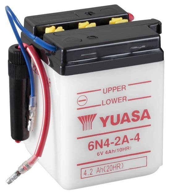 6N4-2A-4 Motorcycle Battery 6v 4Ah