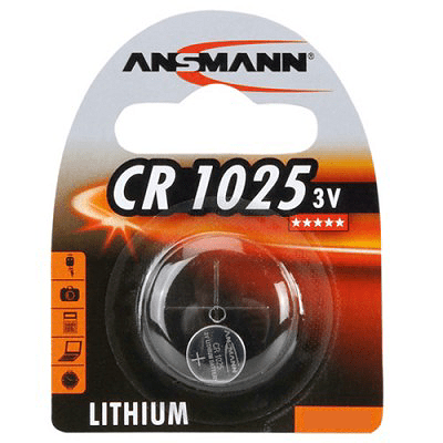Ansmann CR1025 Lithium Coin Cell Battery (1 Pack)