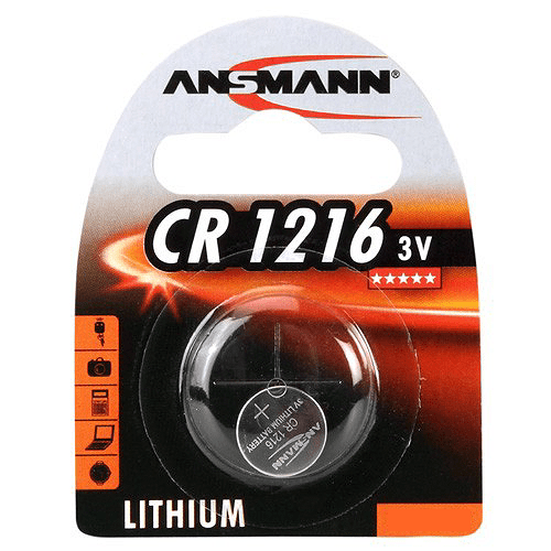 Ansmann CR1216 Lithium Coin Cell Battery (1 Pack)