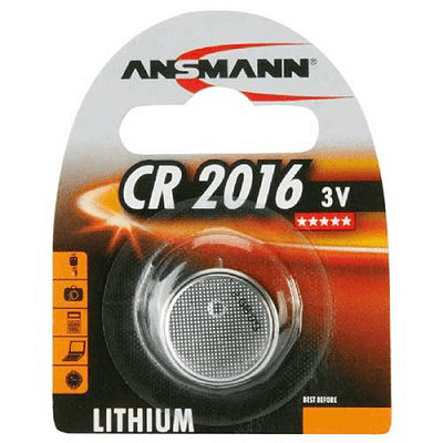 Ansmann CR2016 Lithium Coin Cell Battery (1 Pack)