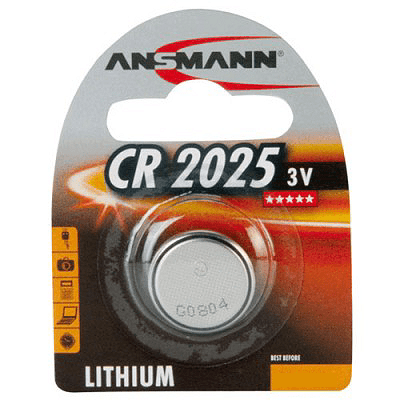 Ansmann CR2025 Lithium Coin Cell Battery (1 Pack)