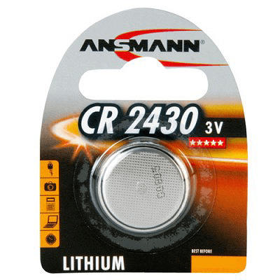 Ansmann CR2430 Lithium Coin Cell Battery (1 Pack)