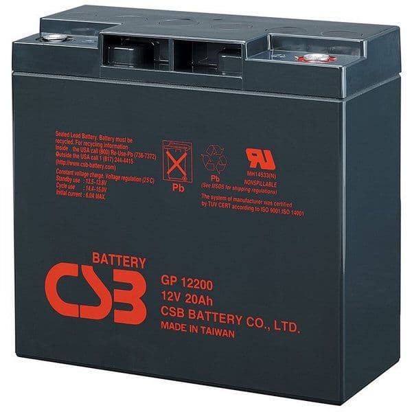 CSB GP12200 battery 12V 20Ah
