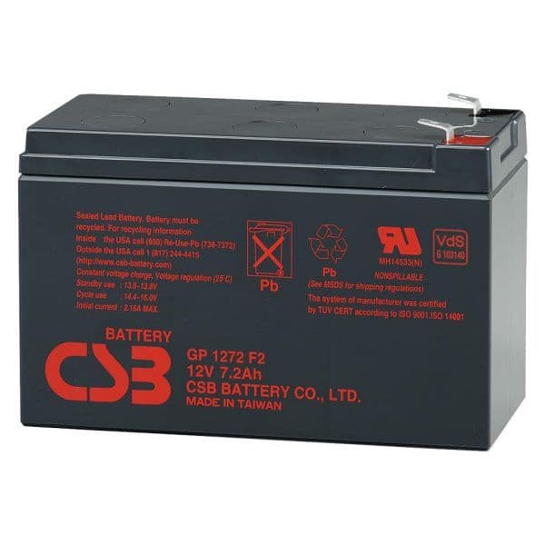 GP1272 F2 CSB Battery 12V 7.2Ah – hardwarexpress
