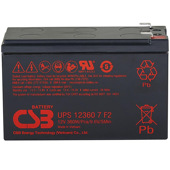 CSB UPS12360-7F2 Battery 12V 360W