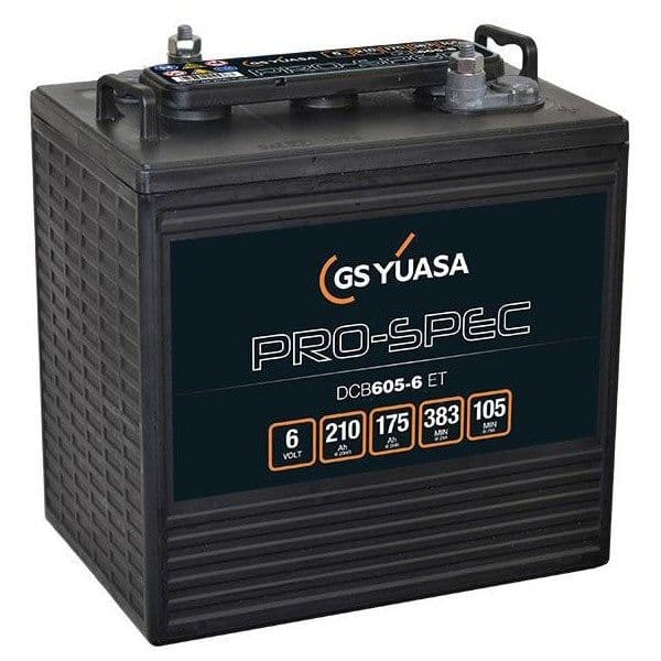 DCB605-6 (ET) Yuasa Pro-Spec Battery 6v 210Ah