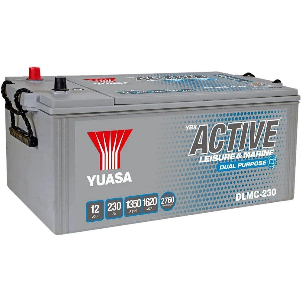 DLMC-230 Yuasa YBX Active Leisure Marine Battery 12V 230Ah 1350A