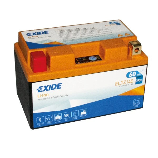 ELTZ14S Exide Li-Ion Lithium Motorbike Battery - Replaces YTZ12S YTZ14S ETZ14S