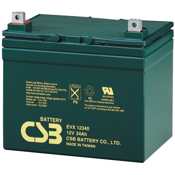 EVX12340 CSB Battery 12v 34Ah