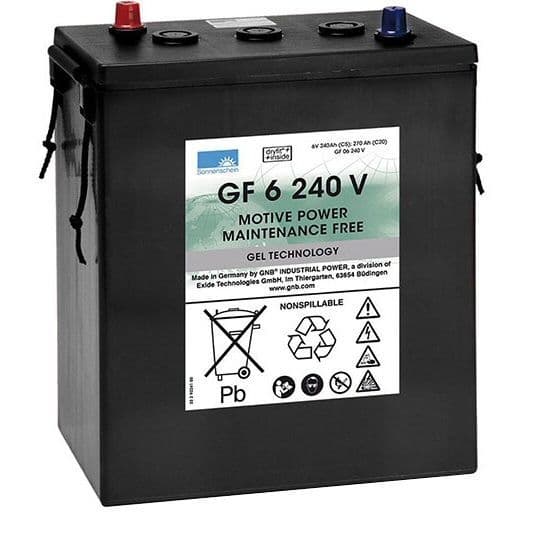 GF06240V Sonnenschein Gel Battery 6V 270Ah