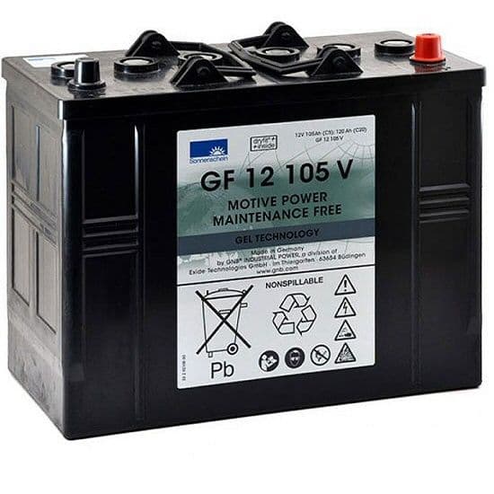 GF12105V Sonnenschein Gel Battery 12V 120Ah