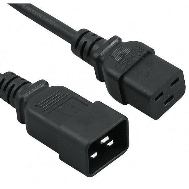 IEC C20 Male - IEC C19 Female Lead Pack of 5