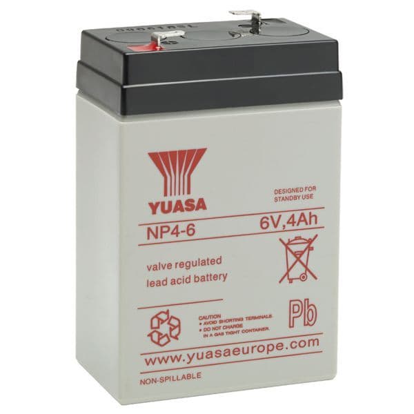 Johnlite 6v 4ah 20hr Battery Equivalent