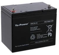 Leoch LP12-75 Direct Replacement Battery Equivalent