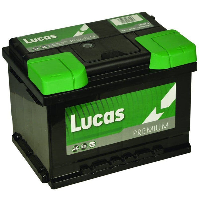 LP075 Lucas Premium Car Battery 12v 60Ah 540A Type 075
