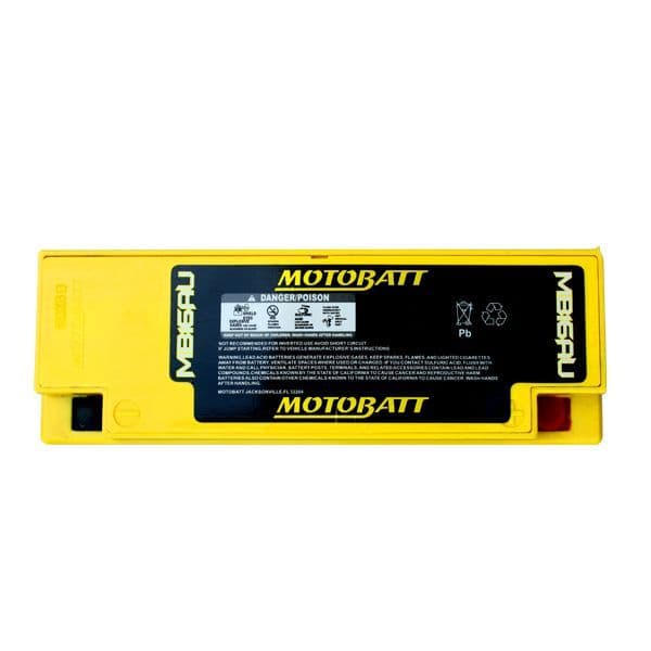 MB16AU Motobatt AGM Motorcycle Battery - Replaces YB16AL-A2