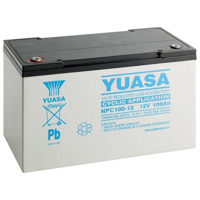 NPC100-12 Yuasa 12v 100Ah Battery