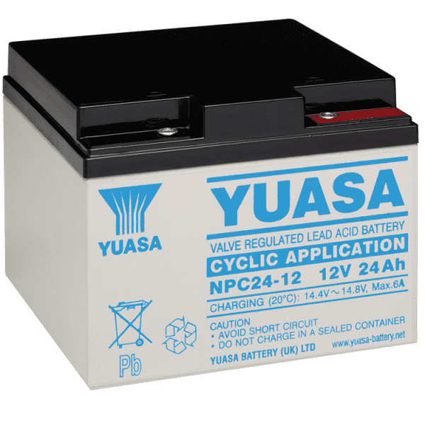 NPC24-12 Yuasa Rechargeable Battery