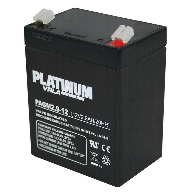 12v 2.9 Ah Rechargeable Battery