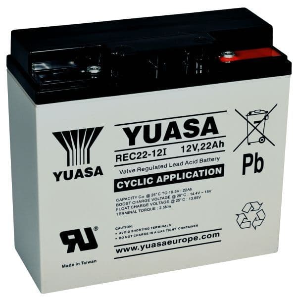 Yuasa REC22-12i 12v 22Ah Cyclic Battery