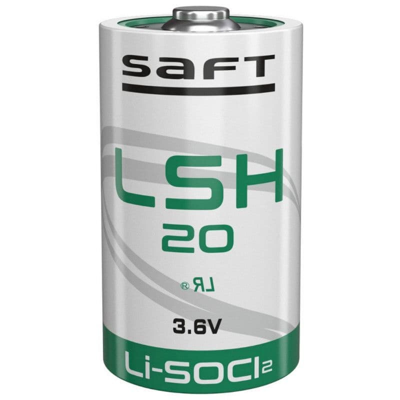 Saft LSH20 Lithium Battery 3.6V Size D Li-SOCl2 LSH-20