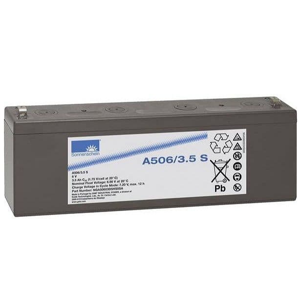 Sonnenschein A506-3.5S NGA50603D5HS0SA Gel 6v 3.5Ah Battery