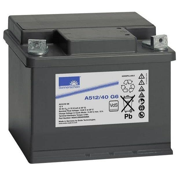 Sonnenschein A512-40G6 NGA5120040HS0BA Gel 12v 40Ah Battery