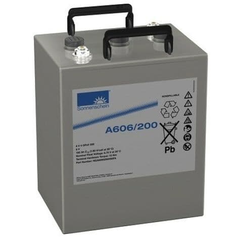 Sonnenschein A606-200 6v 200Ah Gel Battery NGA6060200HS0FB