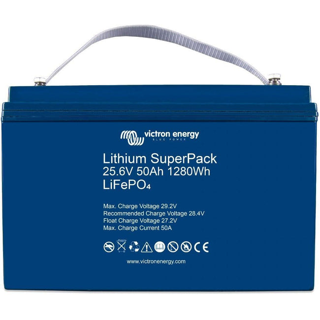 Victron Energy Lithium SuperPack Battery 25.6V 50Ah BAT524050705