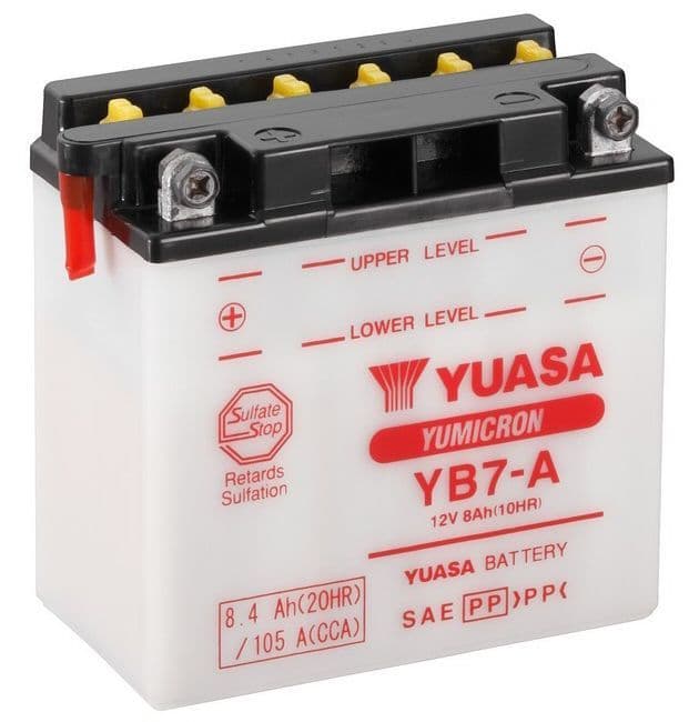 YB7-A Yuasa Motorcycle Battery