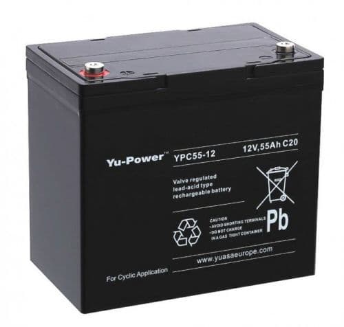 YPC55-12 Yuasa Battery 12V 55Ah