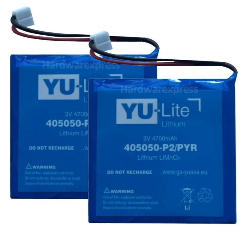 Yuasa 405050-P2-PYR-X2  for Pyronix Deltabell - Keypad 3 Volt Lithium Battery